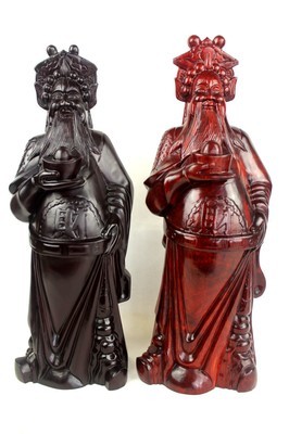 【厂家直销红木工艺品财神摆件 木质工艺品 武财神爷佛像 一件起】价格,厂家,图片,木质、竹质工艺品,如皋市下原镇振新红木工艺品厂-